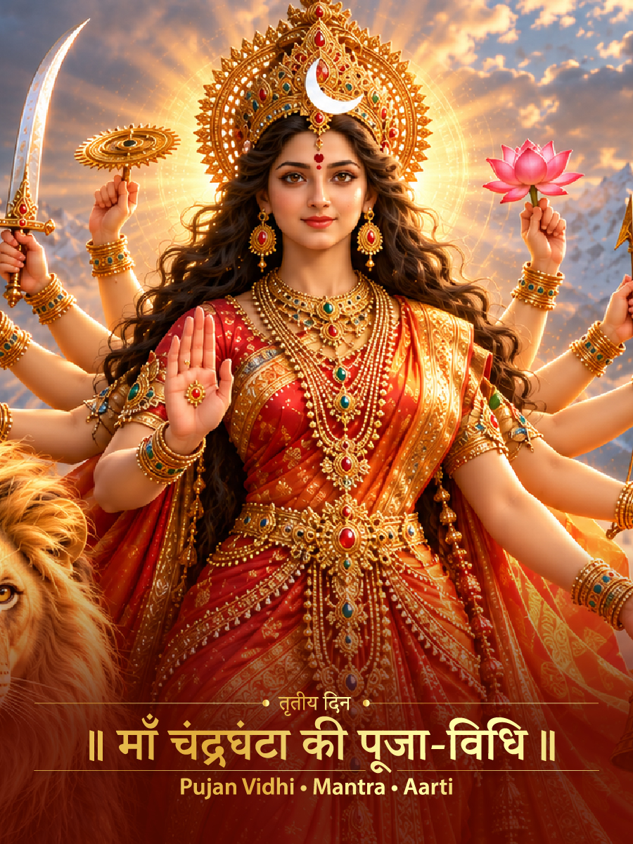 Maa Chandraghanta - Pujan Vidhi - Mantras - Aarti
