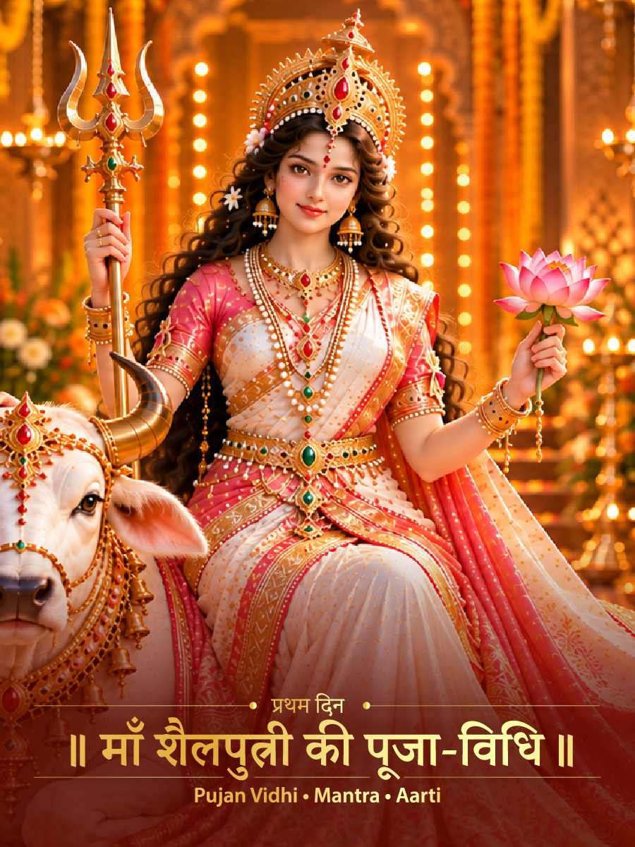 Maa Shailputri - Pujan Vidhi - Mantras - Aarti